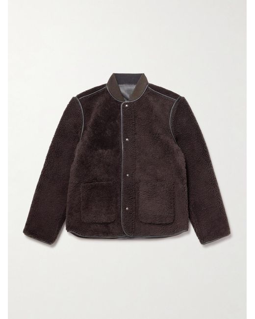 Mr P. Brown Reversible Shearling Jacket for men