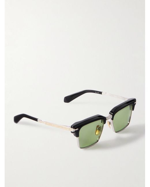 Jacques Marie Mage Green Alin D-Frame-Tone And Acetate Sunglasses for men