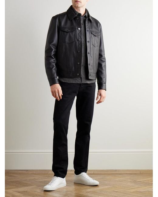 Hartford Percey Hemdjacke aus Flanell aus einer Wollmischung in Gray für Herren