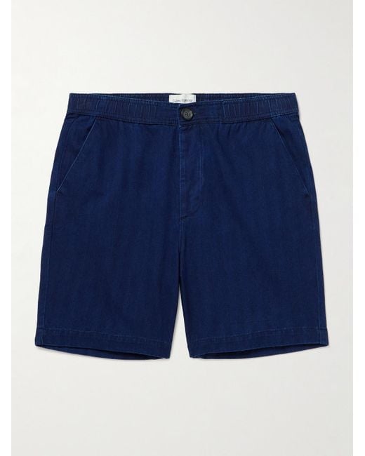 Shorts A Gamba Dritta di Oliver Spencer in Blue da Uomo