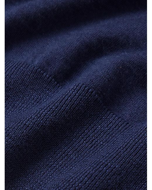 James Purdey & Sons Blue Cashmere Sweater for men