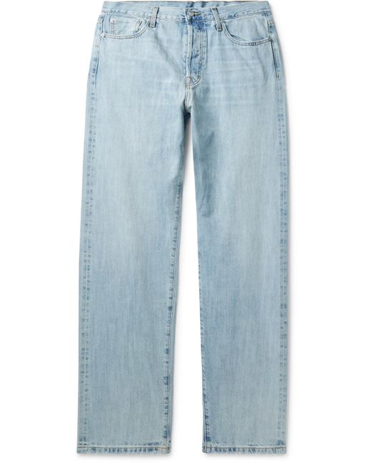 Outerknown Blue Statesman Straight-leg Organic Selvedge Jeans for men