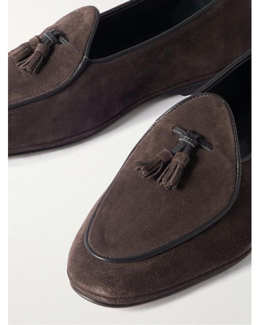 Mocassini di Rubinacci in Brown da Uomo