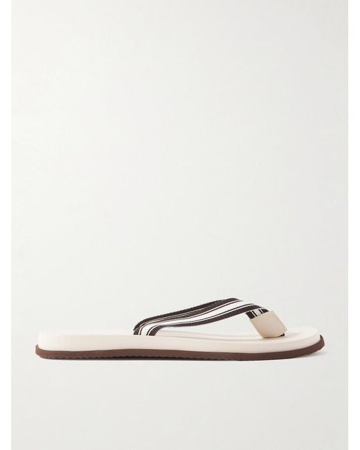 Brunello Cucinelli Natural Rubber Flip Flop for men