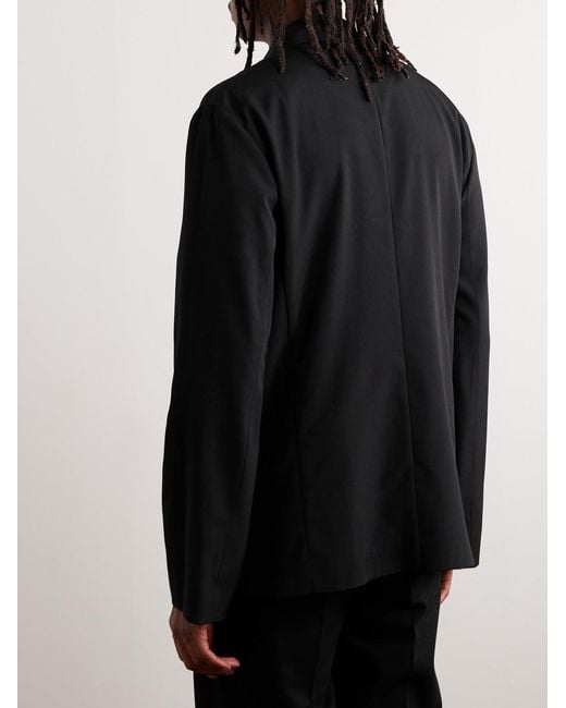 Acne Black Canvas Overshirt for men