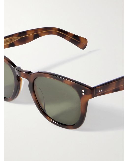 Garrett Leight Black Kinney Ii Round-Frame Acetate Sunglasses for men