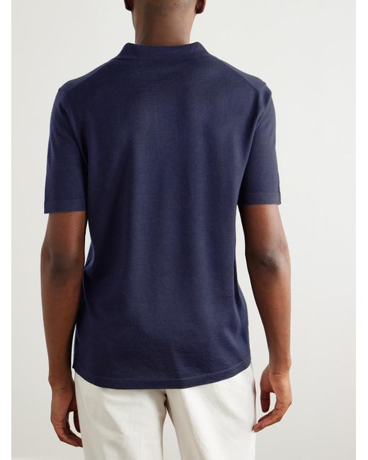 Polo di Gabriela Hearst in Blue da Uomo