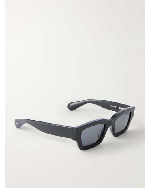 Oliver Peoples Blue Jil Sander Edition 6 Square-Frame Acetate Sunglasses for men