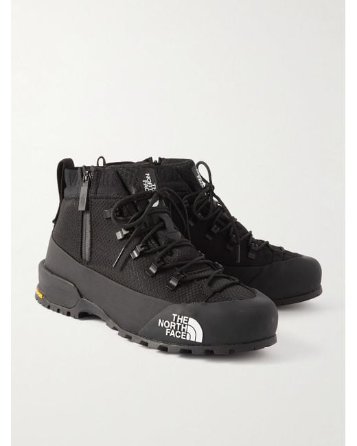 The North Face Black Glenclyffe Rubber-trimmed Mesh Boots for men
