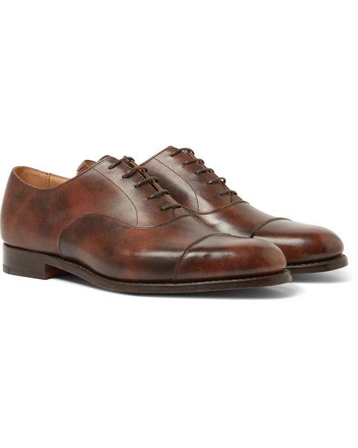 41 Best Photos Mens Clothing Appleton : Tricker's Leather Appleton Lace-up Oxford Shoes in Brown ...