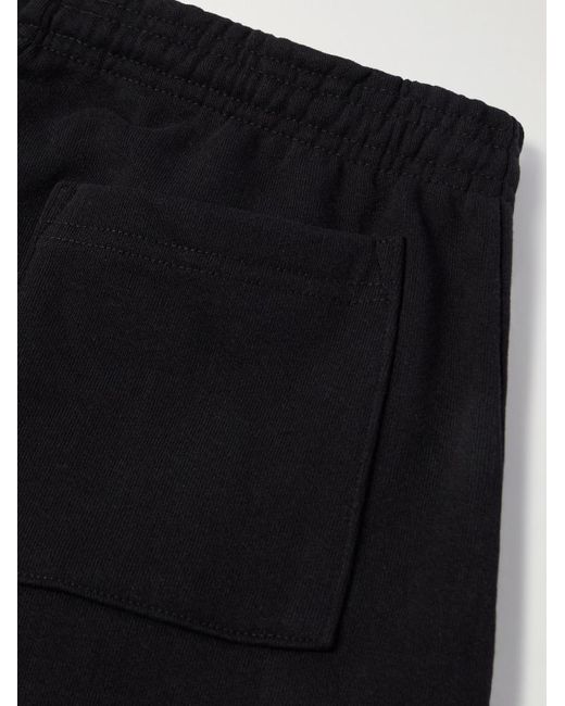 Pantaloni sportivi a gamba dritta in jersey di cotone con logo Exo di Stray Rats in Black da Uomo