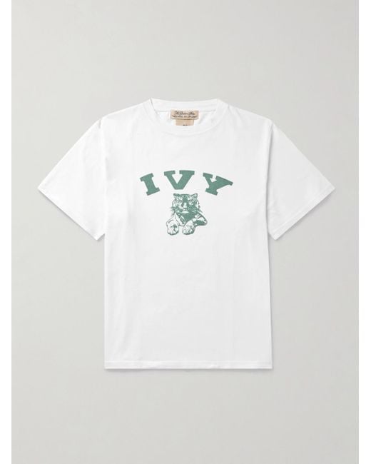 Remi Relief Ivy T-Shirt aus Baumwoll-Jersey mit Print in Gray für Herren