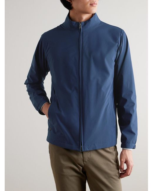 Peter Millar Blue Ryder 3-in-1 Recycled-shell And Jersey Jacket for men