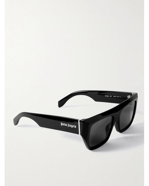 Palm Angels Black Niland D-frame Acetate Sunglasses for men