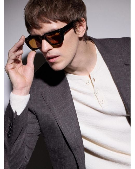 Jacques Marie Mage Green Walker Square-frame Acetate Sunglasses for men