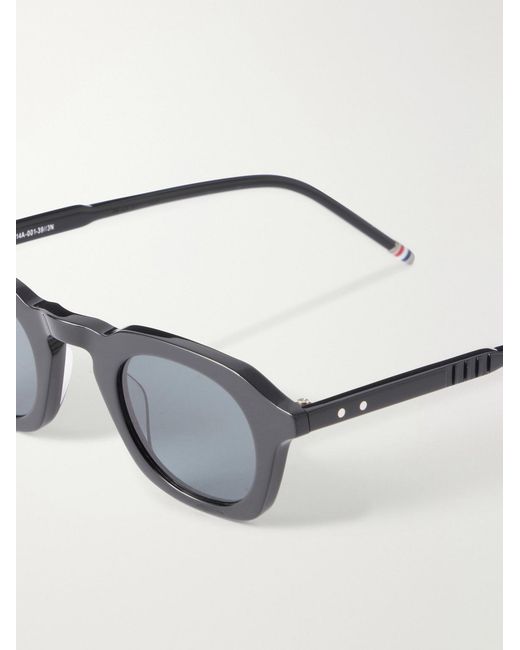 Thom Browne Black Round-Frame Acetate Sunglasses for men