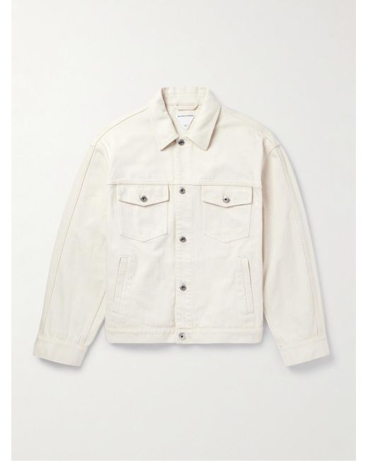 Bottega Veneta Natural Stone-washed Denim Jacket for men