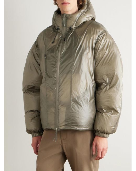 Roa Green Quilted Padded Comfortemp Ecodown Ripstop Hooded Jacket for men
