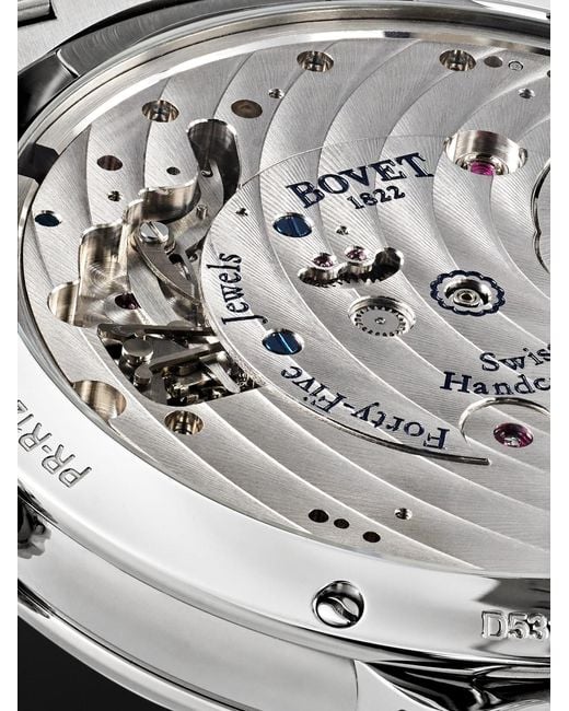 Bovet Black Récital 12 Hand-wound Titanium Watch for men
