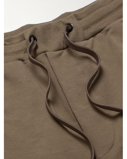 Hanro Green Natural Living Straight-Leg Stretch-Cotton Jersey Drawstring Shorts for men
