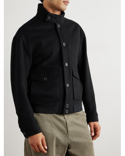 Nili Lotan Black Stills Wool Jacket for men