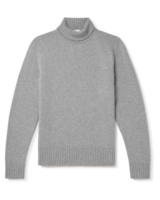 Rohe Gray Wool And Cashmere-blend Rollneck Sweater for men