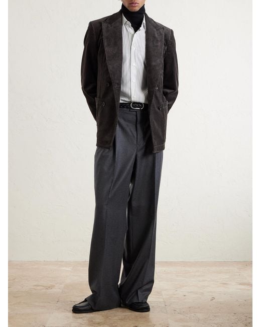 Giacca Doppiopetto di Oliver Spencer in Black da Uomo