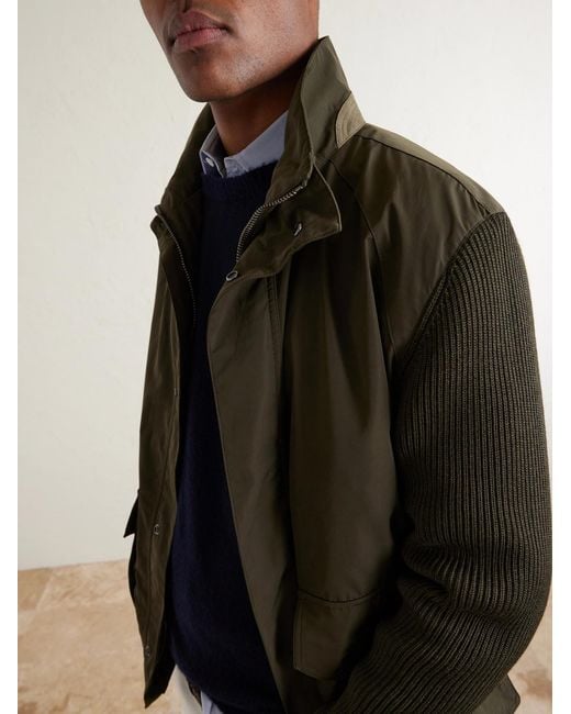 James Purdey & Sons Green Thorlstone Cotton-blend Jacket for men