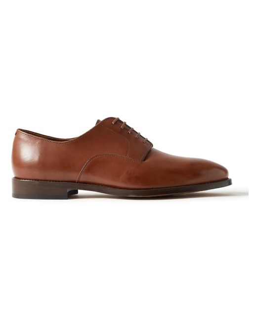 Paul Smith Brown Fes Leather Derby Shoes for men