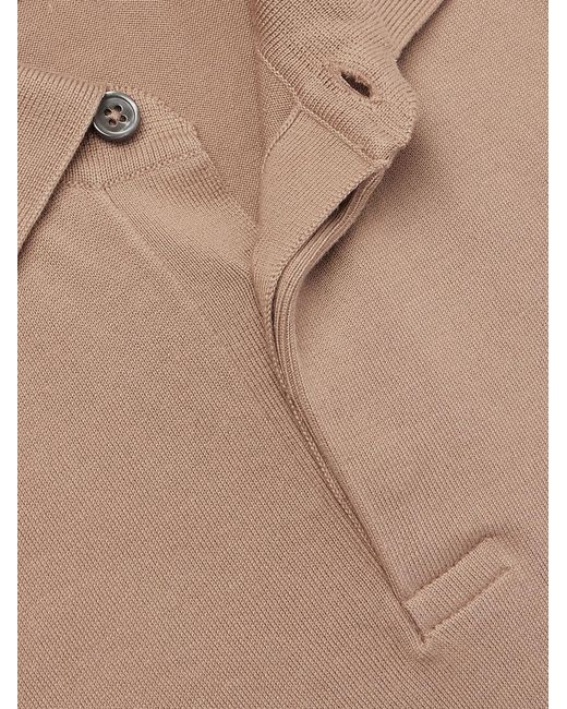 Polo Ralph Lauren Natural Slim-Fit Cotton Polo Shirt for men
