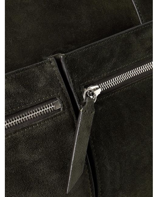 Metier Black Racer 53 Suede Weekend Bag for men