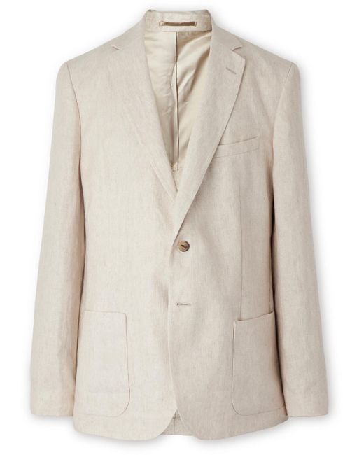 Mr P. Natural Linen Suit Jacket for men