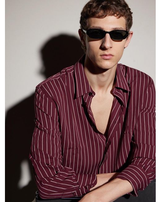 Saint Laurent Multicolor Panthos Oval-Frame Acetate Sunglasses for men