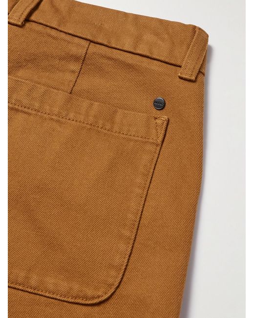 NN07 Natural Mylo 1874 Tapered Organic Cotton-twill Trousers for men