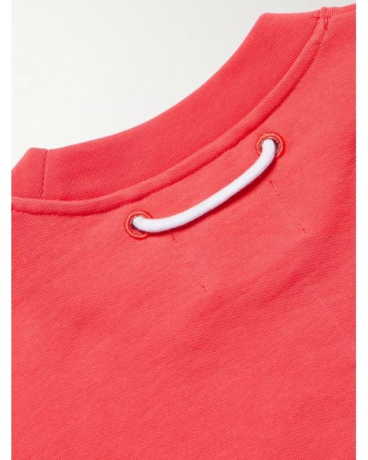 Folk Red Anniversary Organic Cotton-Jersey Sweatshirt for men