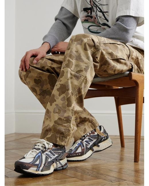 New Balance Green 1906A Rubber-Trimmed Mesh Sneakers for men