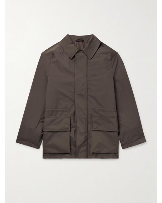 Saman Amel Gray City Nylon Jacket for men