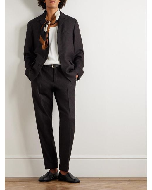 Dries Van Noten Black Wool Blazer for men