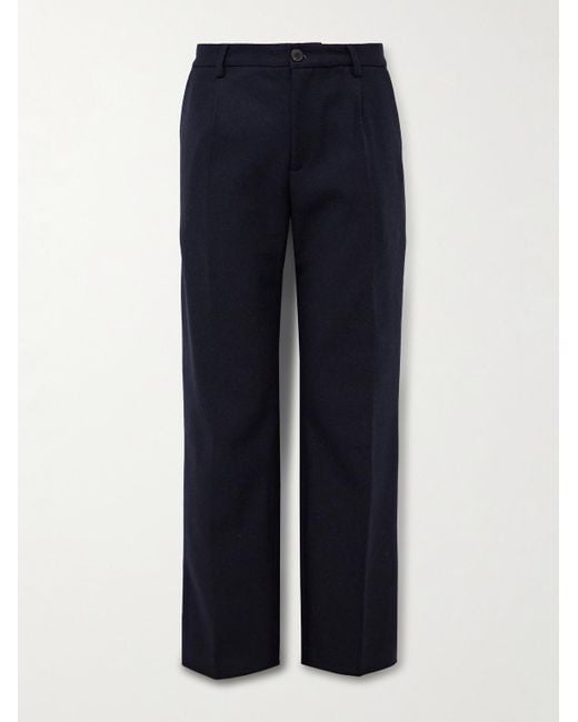 Pantaloni di Portuguese Flannel in Blue da Uomo