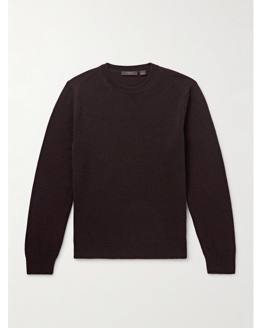 Slowear Blue Incotex Zanone Virgin Wool And Cashmere-blend Sweater for men