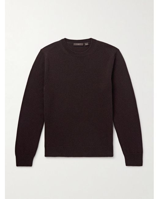 Incotex Blue Zanone Virgin Wool And Cashmere-blend Sweater for men