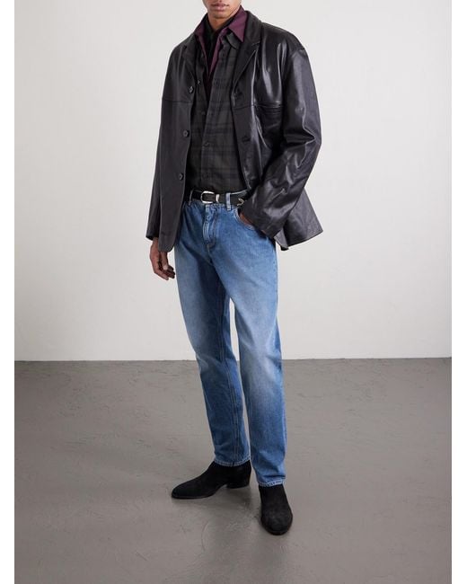 Dolce & Gabbana Blue Slim-Fit Straight-Leg Jeans for men