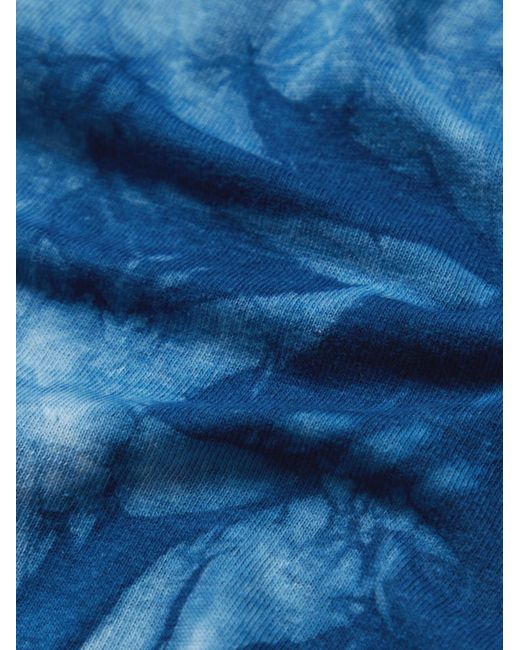 Blue Blue Japan Blue Tie-dyed Cotton-jersey T-shirt for men