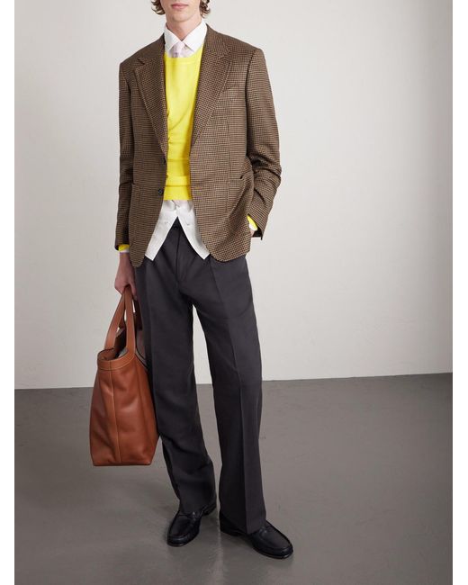 Cotton Sweater di Tom Ford in Yellow da Uomo
