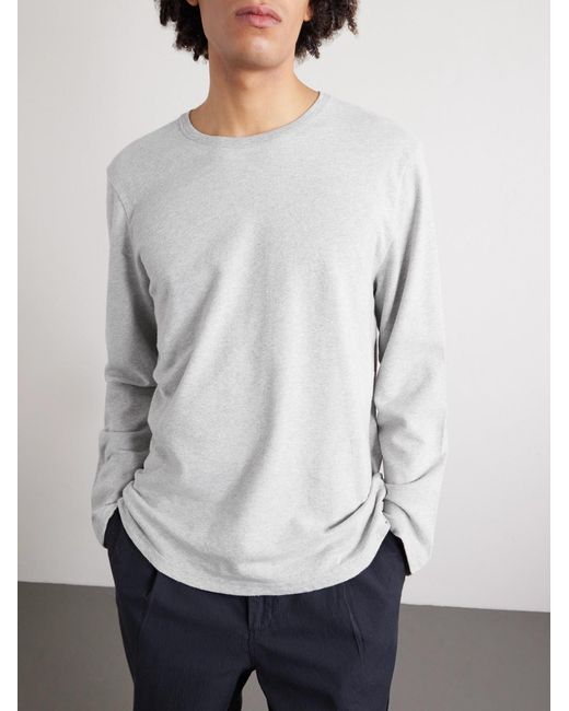 Folk White Cotton-Jersey T-Shirt for men