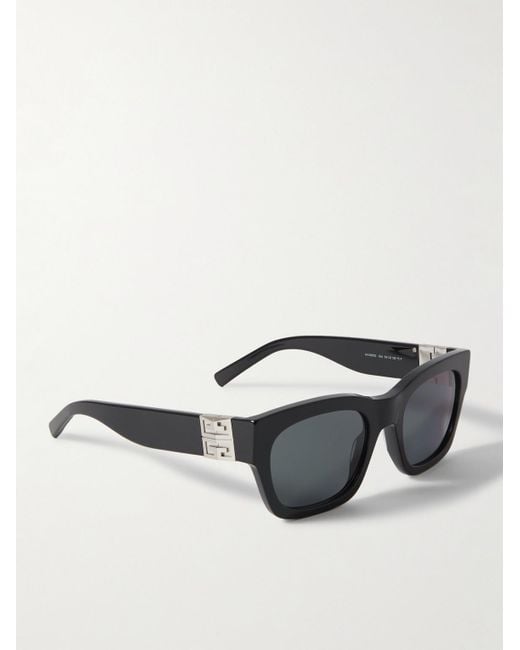 Givenchy Black 4g D-frame Acetate Sunglasses for men