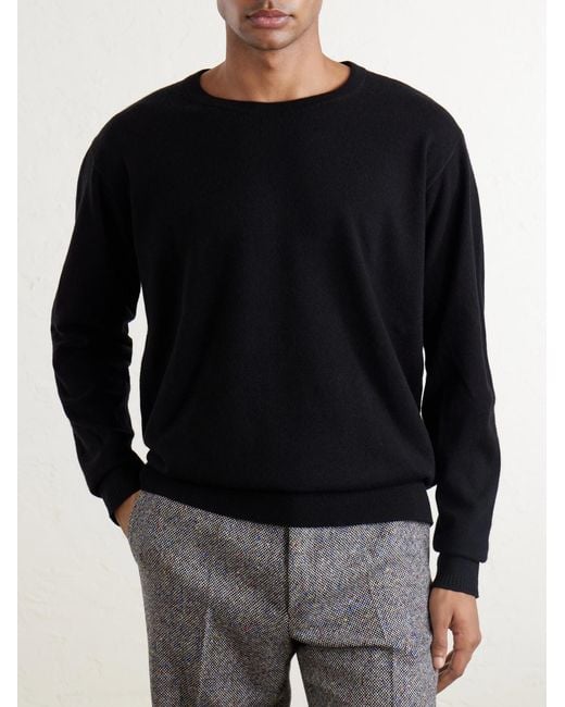Dries Van Noten Blue Cashmere Sweater for men