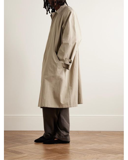 The Row Natural Flemming Cotton Trench Coat for men