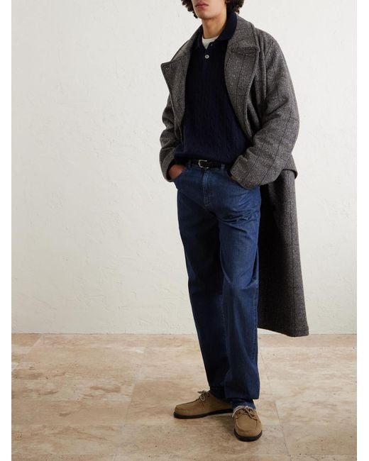 Canali Blue Slim-Fit Straight-Leg Jeans for men