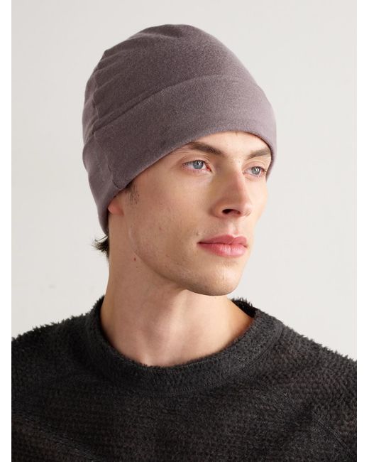 Satisfy Brown Cloudmerino Beanie for men